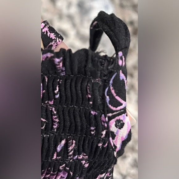 Free People Heat Wave Floral Print High/Low Dress in Dark Night Combo Size XS - Picture 8 of 8